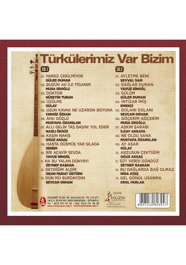 Türkülerimiz Var Bizim 1 ve 2 (2'li Box Set CD)