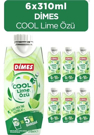 Dimes Cool Lime Özü 6 x 310 ML