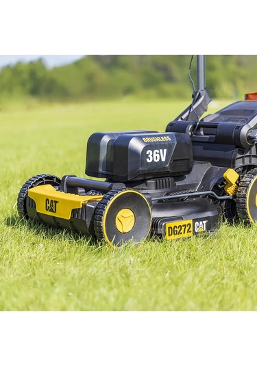 Cat DG272 36V 4.0AH Li-ion Profesyonel Kömürsüz Şarjlı Çim Biçme Makinesi