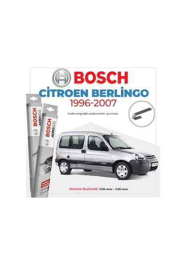 Citroen Berlingo Muz Silecek Takımı 1996-2007 Bosch Aeroeco
