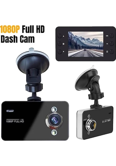 Zilinn Full Hd 1080p Araç Dashboard Kamera Dvr, Döngü Kayıt, Araç Sürücü Kaydedici, Gece Görüş, Destek 32gb Tf, 140 Derece Görüş Açısı