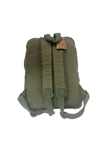 Kaliteli Vintage Salaş Disayn Günlük Gezi Spor Sırt Çantası Matanza Bag 30x42cm Haki