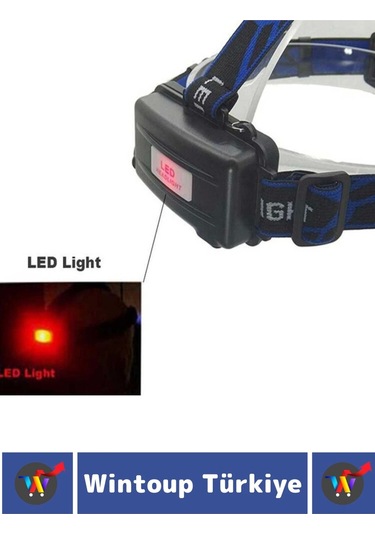 Profesyonel Kamp Avcı Balıkçı Deprem Güçlü Işık 3 Mod Yüksek Mesafeli Zoomlu Güçlü Kafa Lambası Çok Renkli