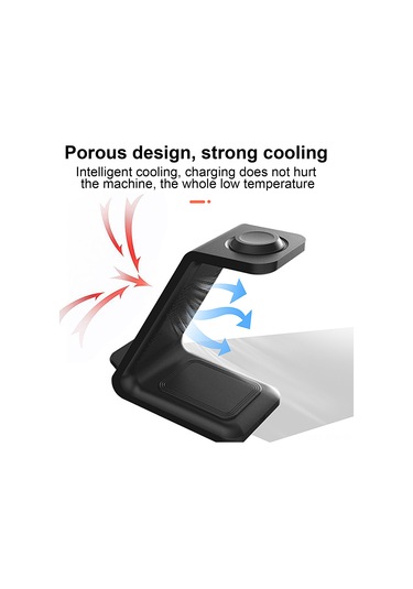 Maiyame 3'ü 1 Arada Dikey Kablosuz Şarj Aleti - Telefon, Saat Ve Kulaklık İçin 20w Hızlı Şarj, Apple/android Uyumlu, Beyaz, Abd Standartı 110-240v Beyaz