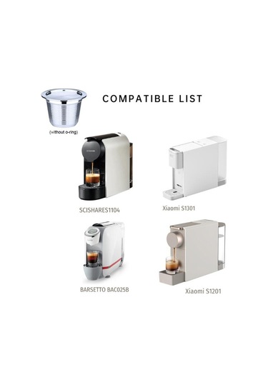 İ Cafilas Hlb06 Yeniden Kullanılabilir Kahve Kapsülü Paslanmaz Çelik Kahve Filtreleri Ne Xiaomi S1201 Kahve Makinesi Aks. 56600214
