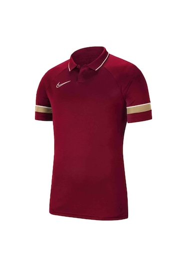 Nike Df Acd21 Polo Ss Erkek Tişört Cw6104-677-Bordo