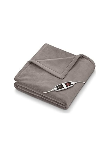 Beurer  HD 150 XXL Cozy bej ısıtmalı battaniye Füme
