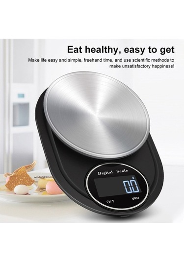 Primepickings Yüksek Hassasiyetli Ev Mutfak Terazisi, Paslanmaz Çelik, Hemming Stili Diğer