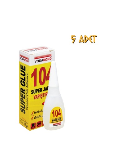 Vodabond Süper Japon Yapıştırıcı Şeffaf - 15 Gr. - 5 Adet