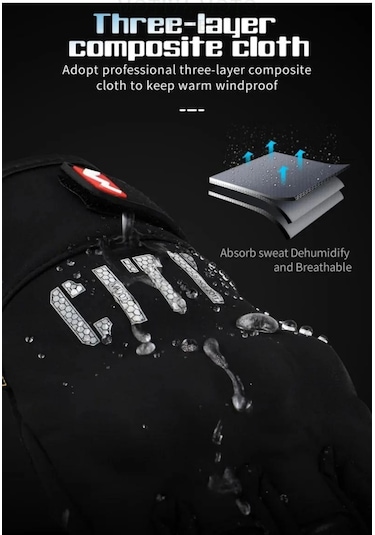 Motiva Madbike 2025 Softshell Motosiklet Eldiveni Siyah
