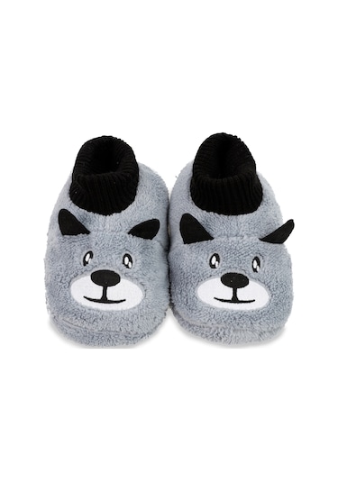 Civil Boys Erkek Çocuk Panduf 31-35 Numara Açık Gri