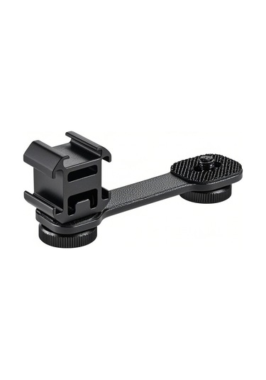 Hangfox Andoer Pt-3 Metal 3lü Soğuk Ayaklı Tutucu - Led Işık, Mikrofon İçin Fotoğraf/video Aksesuarı - 1/4 İnç Vida Delikleri İle Tripod/stabilizer Uyumlu