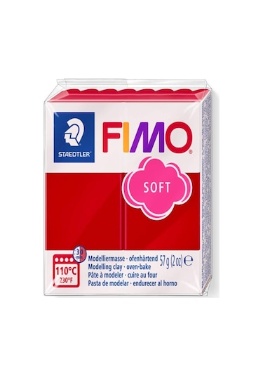 Staedtler Fimo Soft Polimer Kil Noel Kırmızı