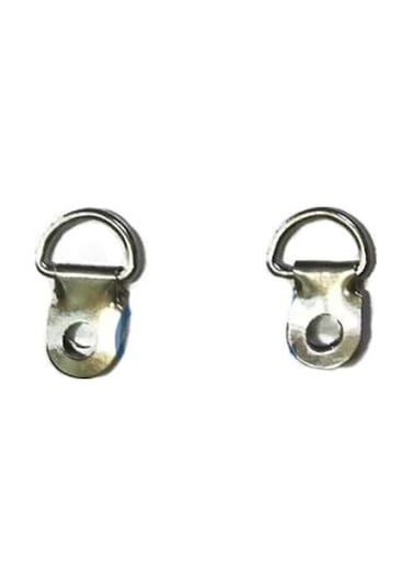 Rambo Tel Resim, Tablo, Çerçeve Askısı - 10x14mm, Nikel, 10 Adet Çok Renkli