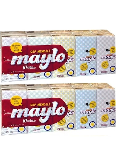 Maylo Cep Kağıt Mendil 2 x 10'lu