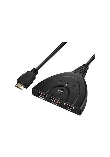 Hdmi Çoklayıcı Çoğaltıcı Switch 3 Giriş-1 Çıkış Çoklama Hdmi