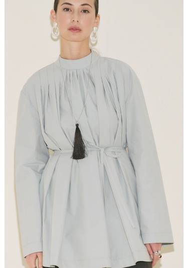 Manuka Pliseli Tunik Mavi Ss26tnk00004-22 Mavi