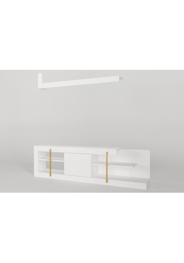 Dekorister Cascade Tv Ünitesi Beyaz