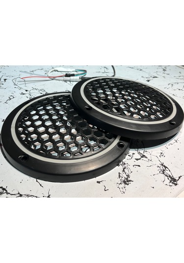 Sekizgen Led Piksel Neon Ledli 358 Mood Sese Duyarlı Kumandalı 20'lik Midrange Kapağı 1 Takım 2 Adet Kapak