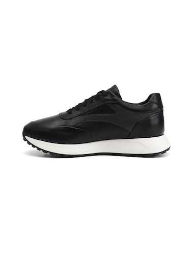Gönderi(R) Gönderi R Erkek Siyah Bağcıklı Hakiki Deri Sneaker Ddma83531648