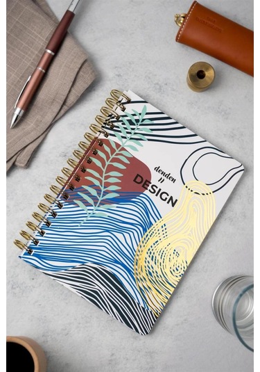 Denden Redactar Beyaz 17x24 Çizgili Defter Çok Renkli
