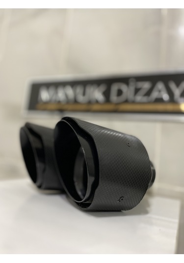 Akrapovic Karbon Egzoz Ucu Çift Çıkış 100mm Sağ --mayukdizayn--