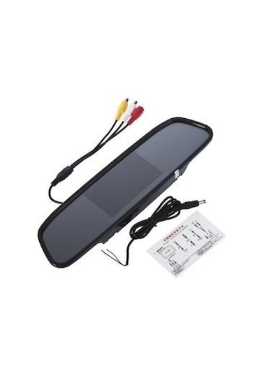 Kameralı Park Sensörü 4.3 '' Ayna Ekranlı Full Set