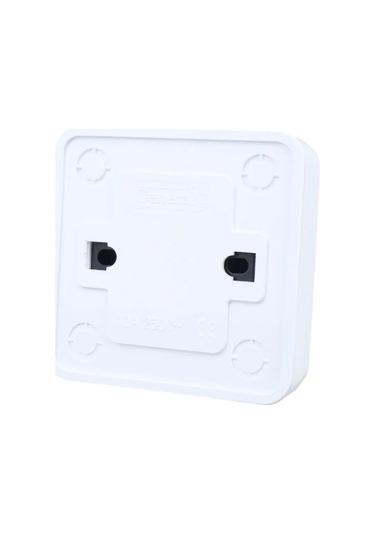 General Lighting Systems Açık Yüzeyli Çift Düğmeli Beyaz Işık Anahtarı 316970726