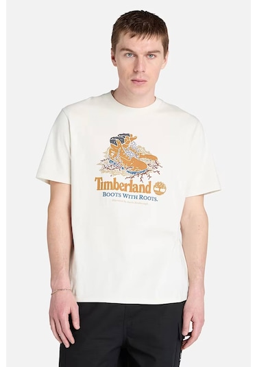 Timberland Erkek Tişört-tb0a6dj1cm91 Beyaz
