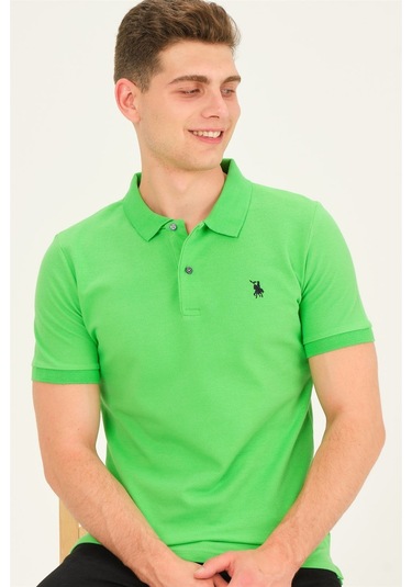 T8561 Dewberry Erkek Tshırt-çimen Yeşili Çimen Yeşili