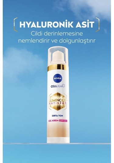 Luminous630 Koyu Leke Karşıtı CC Yüz Kremi SPF30 40 ML