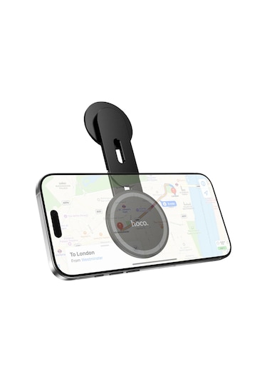 Hoco. H93 Stabil Manyetik Monitör Telefon Tutucu - Siyah Siyah