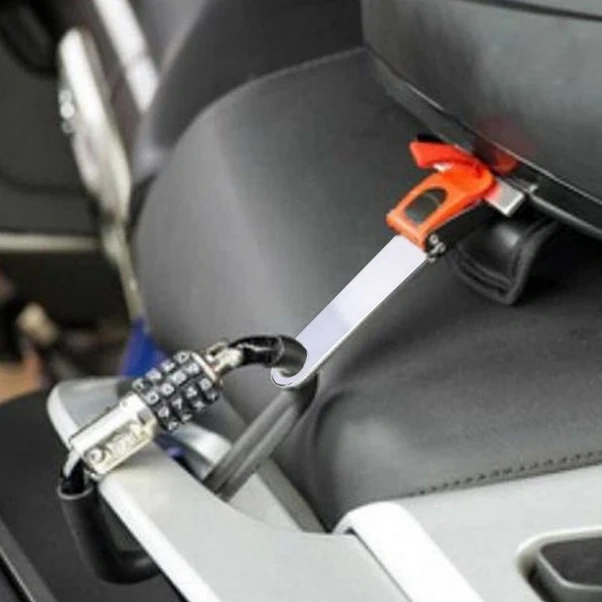 Elmpaly 2 Adet Beyaz Kask Kilit Askısı - Dayanıklı Metal Bisiklet Motosiklet Kilidi Ve Güvenlik Halkası