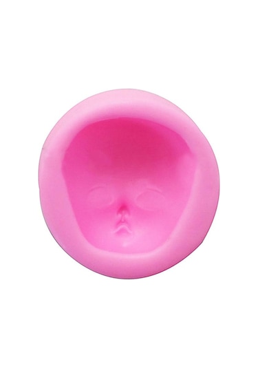 Kek Dıy Araçları Bebek Moda Silikon Dekorasyon Yüz Görsel Pasta Pişirme Kalıbı , Seçenek: 1