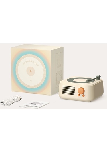 Butu Yuvarlak X17 Vintage Kablosuz Bluetooth Hoparlörü