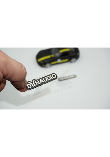 Dynaudio Logo Hoparlör Krom Metal 3M Logo Amblem 2 Li Set N11.4293