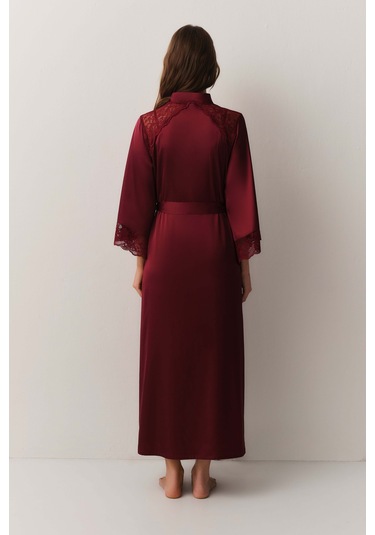 Suwen Honey Uzun Sabahlık St4444615l102 Bordo