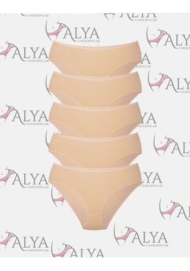 Alya Underwear Kadın Külot, Lyocell Kumaş Külot, Ter Emici Rahat Ve Dayanıklı Kadın İç Çamaşırı, Liyosel Slip Bej P07