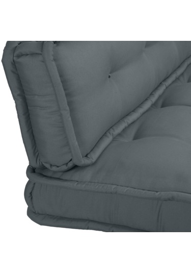 Xpermate Bisküvi Minder Petek Önü Fransız 60x120x14 Antrasit