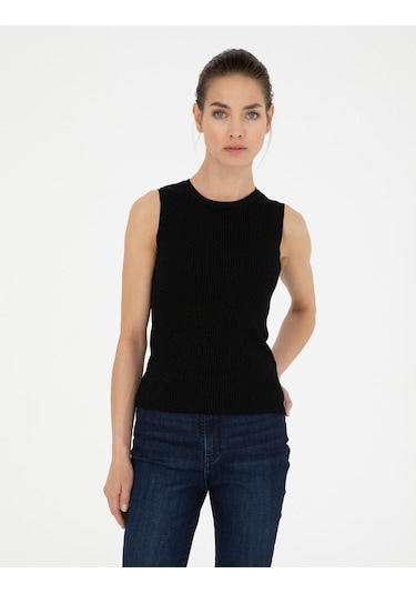 Pierre Cardin Kadın Siyah Kazak /triko 50288575-vr046 Siyah