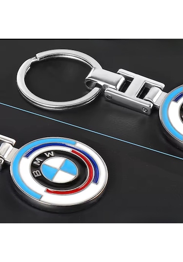 Metal Bmw Yeni Logolu Anahtarlık E46 E60 E90 F30 X1 X5 X3