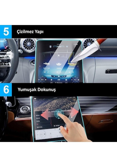 Hyundai Tucson 2025 Büyük Bilgi Ekranı Ve Klima Kontrol Ünitesi Ekran Koruyucu