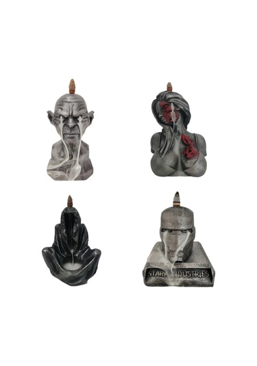 Yeni 4 Lü Geri Akış Tütsülük İronman Gollum Terminator Nazgul