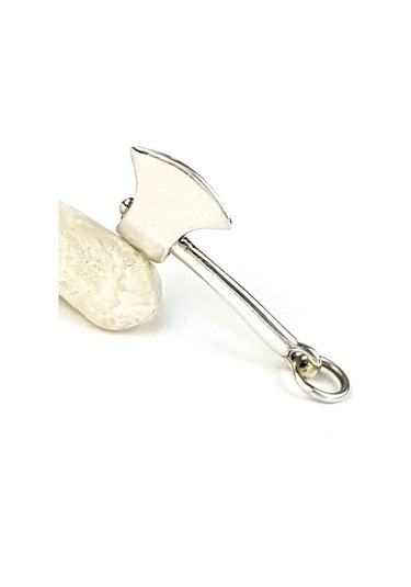 Balta Figürlü Gümüş Kolye Ucu (452207132)