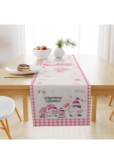 Suntek Noel Masa Örtüsü Cafe Dekoratif Ev Dekor Sevgililer