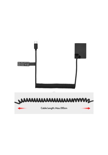 Geeksen Fujifilm Kameralar İçin Usb Type-c Bağlantılı Andoer Np-w126 Yedek Batarya 8.4v Çıkış, 1m Kablolu