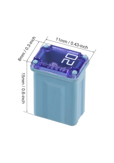 Konesam Oto Kutu Tipi Uzun/kısa Ayaklı Sigorta 15a-40a - Araç Sigorta Kutusu Erişimli 1