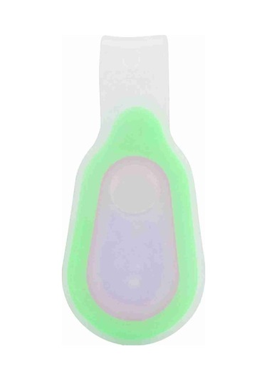 Silikon Jel Gece Bisiklet Koşu Sırt Çantası Güvenlik Uyarı Led El Feneri Lambası Yeşil Yeşil Yeşil