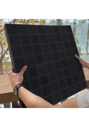 Vicfoam Square Black 6'lı Paket