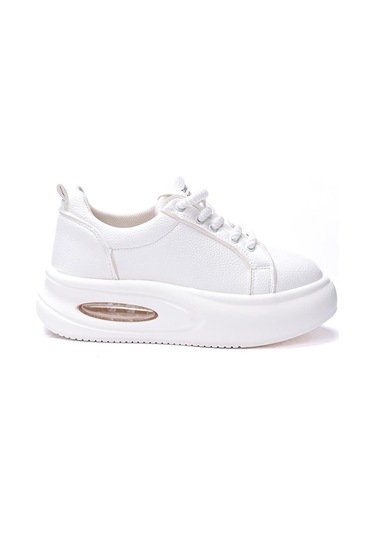 Celira Dvm Ekru Kadın Günlük Sneaker Spor Ayakkabı Ekru